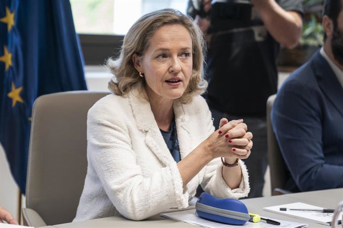 La vicepresidenta primera y ministra de Asuntos Económicos y Transformación Digital, Nadia Calviño