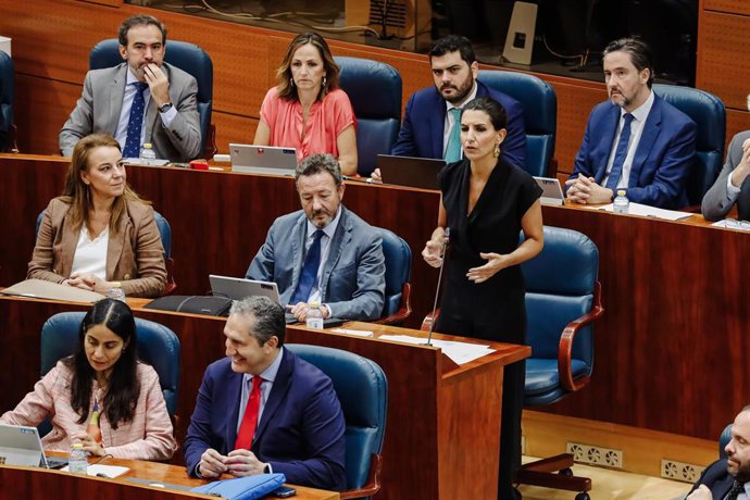 Archivo - La portavoz de Vox en la Asamblea de Madrid, Rocío Monasterio. Archivo.