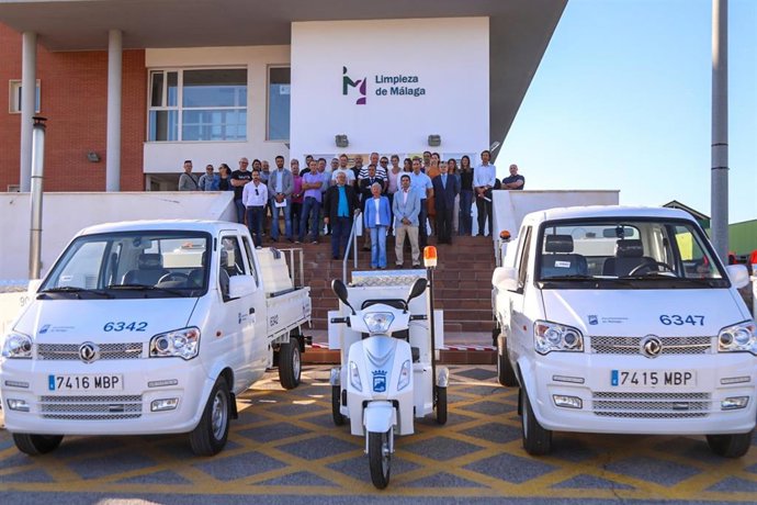 El Ayuntamiento De Málaga Informa: Limasam Incorpora A Su Flota 38 Nuevos Vehículos Y Maquinaria Por Un Importe Cercano Al Millón De Euros