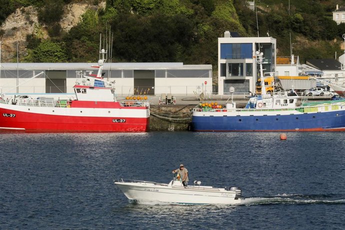 Barcos en el Puerto de Viveiro, a 3 de octubre de 2022, en Viveiro, Lugo
