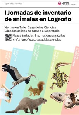 Jornadas de inventario de animales de Logroño se cierran con una sesión sobre el conocimiento de insectos y peces