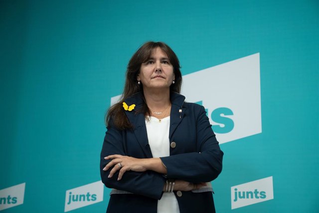 L'expresidenta del Parlament i presidenta de Junts, Laura Borràs