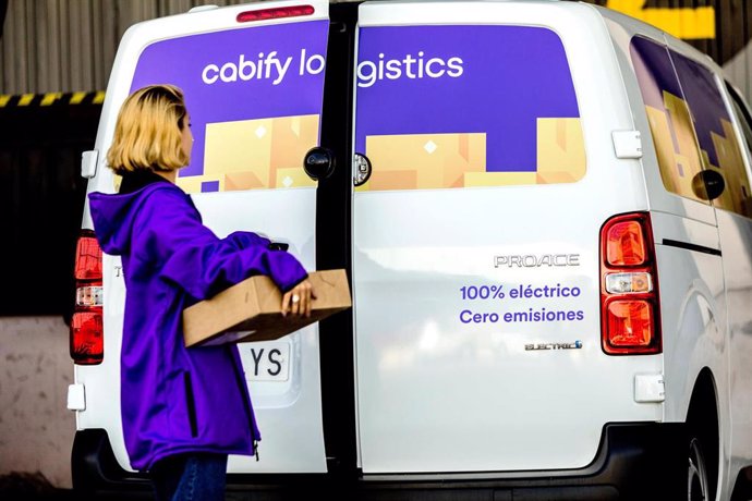 Furgoneta de Cabify Logistics