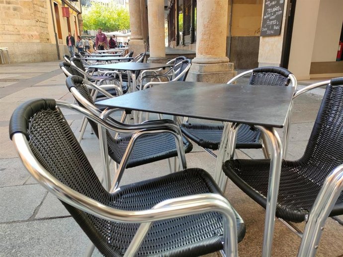 Una terraza de hostelería. 