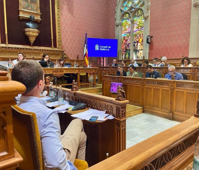 Pleno del Consell de Mallorca.