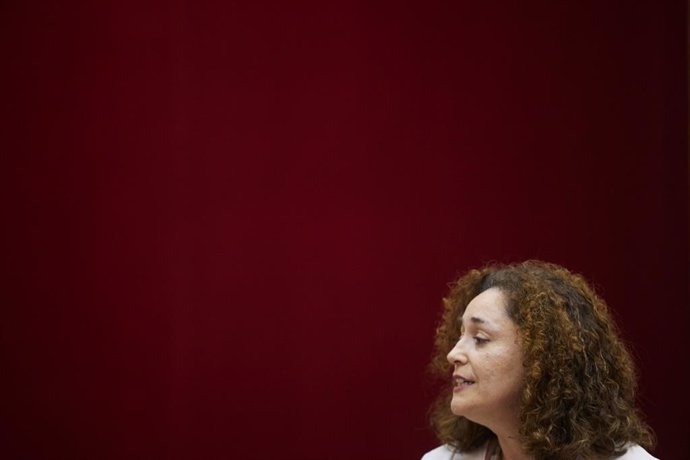 Inmaculada Nieto, portavoz de Por Andalucía en la sesión de control al Gobierno en el Parlamento.