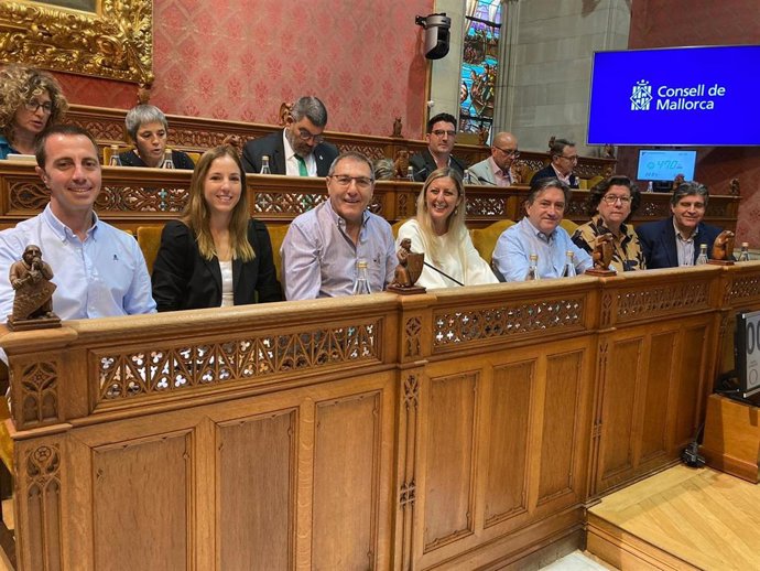 Miembros del PP en el Consell de Mallorca.