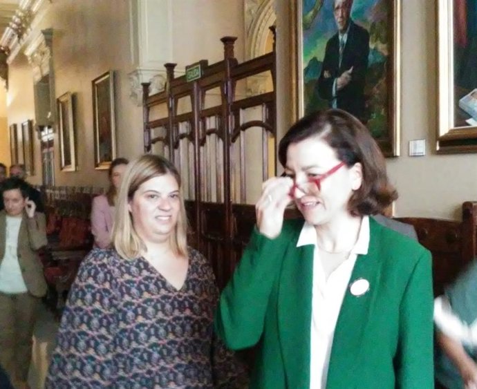 Gimena Llamedo y Eva Granados.