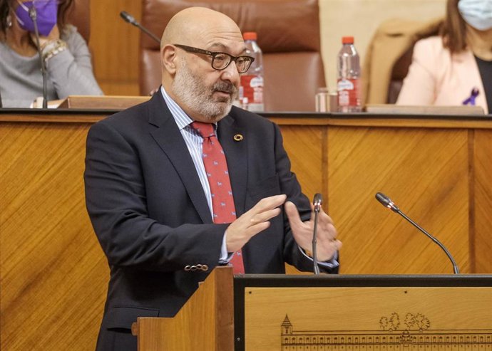 Archivo - El diputado de Vox Alejandro Hernández, en una imagen de archivo en el Parlamento andaluz.