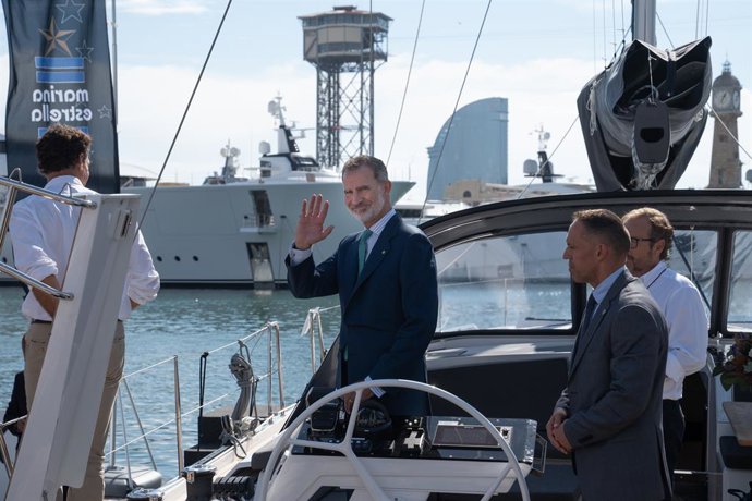 Visita de Felip VI al Saló Nutic de Barcelona