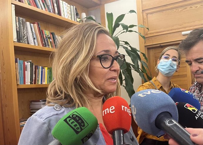 La consejera de Presidencia y Relaciones Institucionales del Gobierno de Aragón, Mayte Pérez.