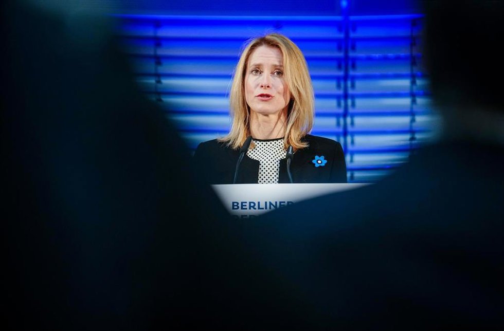 Archivo - La primera ministra de Estonia, Kaja Kallas.