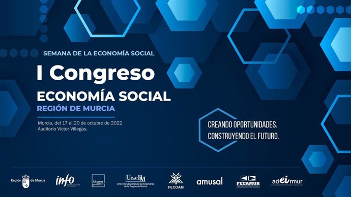 Cartel del I Congreso de la Economía Social