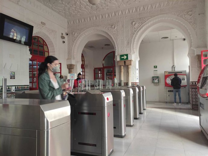 Estación de Renfe en Dos Hermanas, en Sevilla.