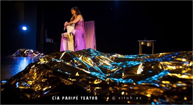 Amada Santos en la obra 'Después de Fedra'.