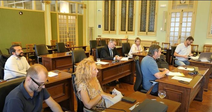 La Comisión de Económia de este jueves, en el Parlament.