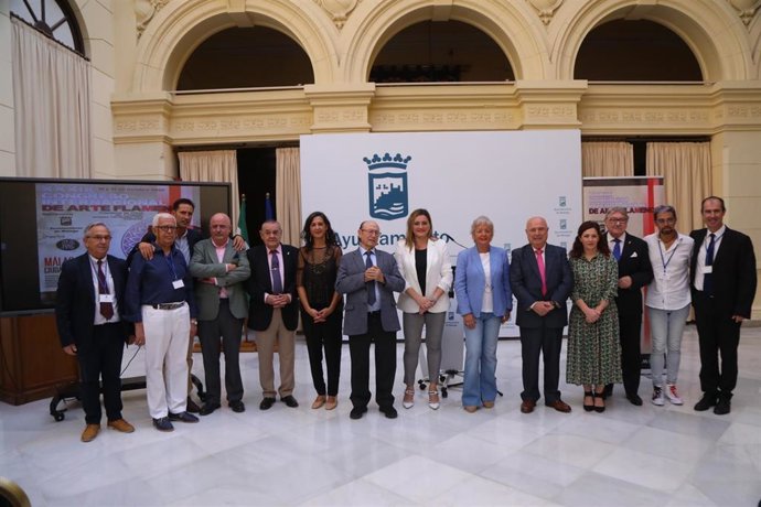 En el Patio de Banderas del consistorio malagueño ha comenzado el Congreso Internacional de Arte Flamenco 2022.