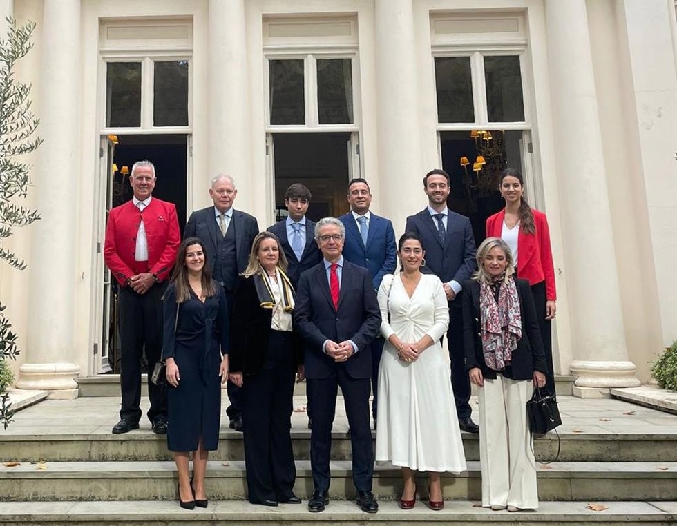 Recepción en la embajada de España de Londres con motivo del Día de la Hispanidad