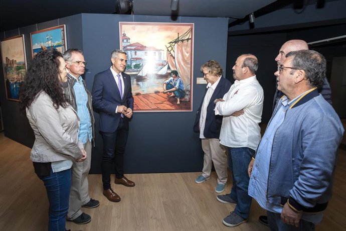 Inauguración de la exposición 'Un grumete en la primera vuelta al mundo. Juan de Santander' en el MMC