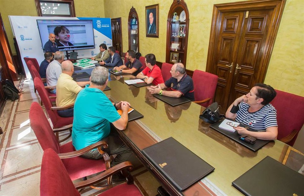 Imagen de la reunión.