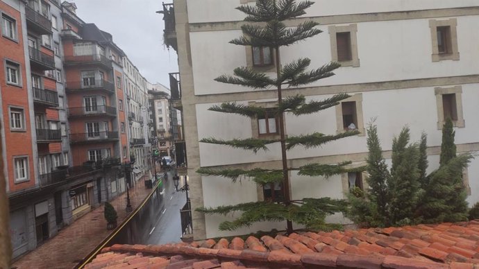 Calle del centro de Oviedo