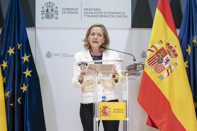 La vicepresidenta primera y ministra de Asuntos Económicos y Transformación Digital, Nadia Calviño