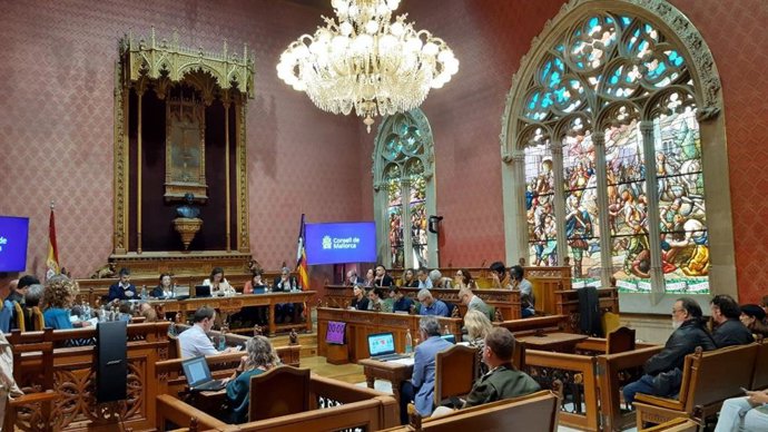 Pleno del Consell de Mallorca.