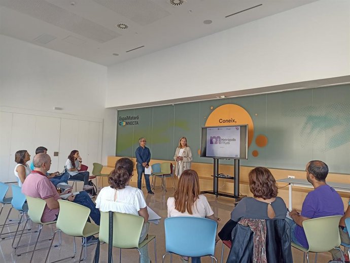 Presentación del programa 'MetrpolisLab' en Mataró (Barcelona).