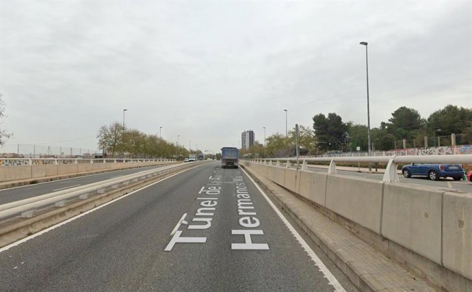 Túnel de la avenida Hermanos Machado, en Valncia