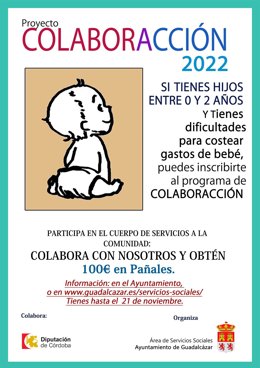 Cartel de la iniciativa 'Colaboracción 2022'.