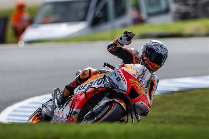 El piloto español de MotoGP Marc Márquez (Repsol Honda)