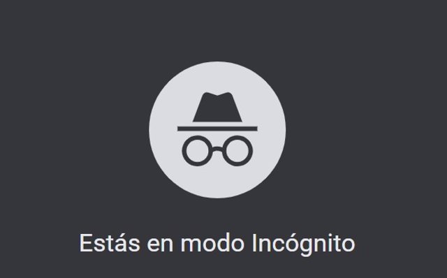 Logo del modo Incógnito de navegación privada en Chrome