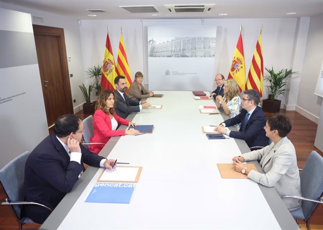 Archivo - Imatge de l'última reunió de la taula de diàleg
