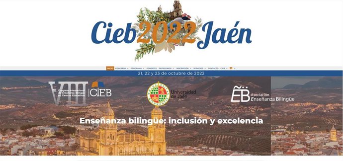 Captura de pantalla de la web del congreso.