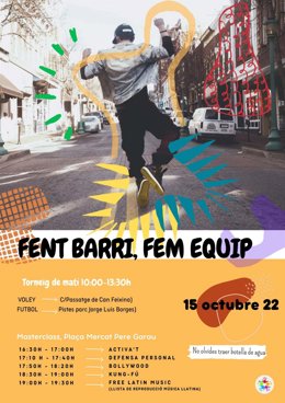 Cartel de la Diada Comunitaria de Pere Garau.