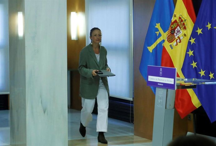 La portavoz del Gobierno del Principado, Melania Álvarez