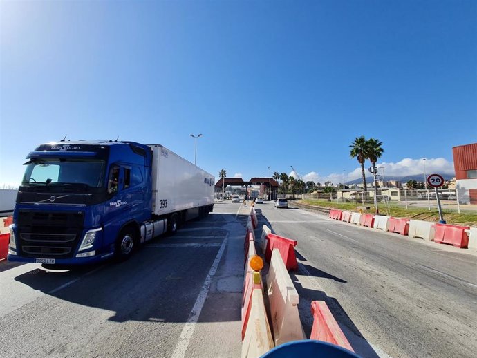 Acceso Sur del Puerto de Algeciras.