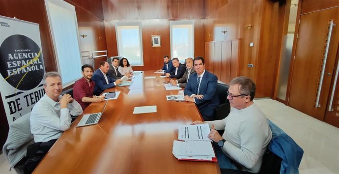 Reunión de la comisión técnica para la candidatura de Teruel como sede de la futura Agencia Espacial Española.