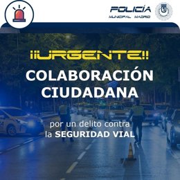 Policía Municipal pide ayuda para esclarecer el accidente de un taxista hace unos días en Casa de Campo