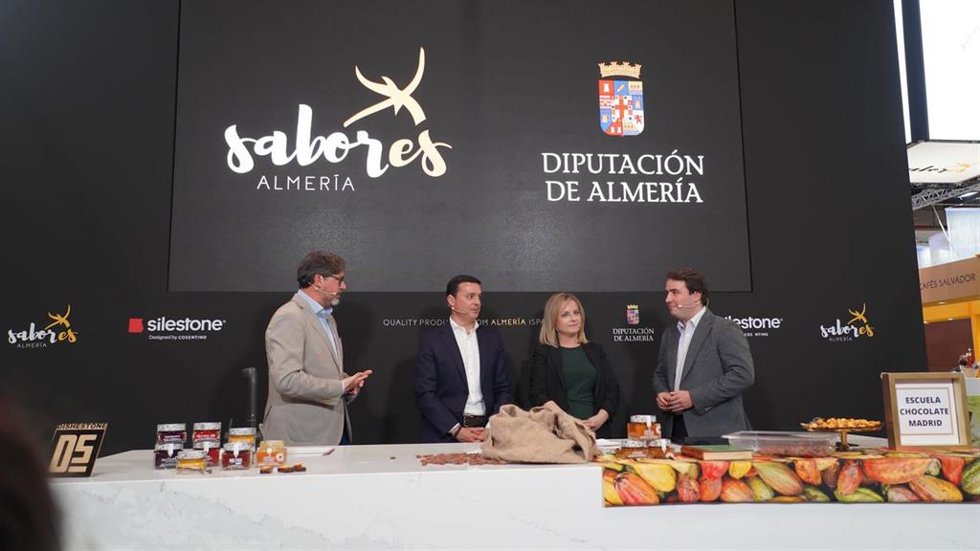 La marca 'Sabores Almería' participa en una feria.