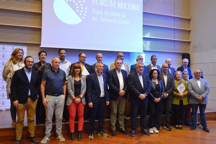 El Consell Social de la Universitat de Lleida, sindicatos y patronales de la provincia han presentado este viernes el Frum Secore.