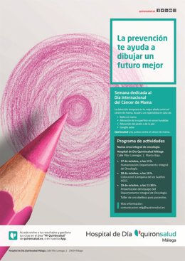 Quirónsalud Málaga organiza una semana de actividades para pacientes por Día Internacional del Cáncer de Mama