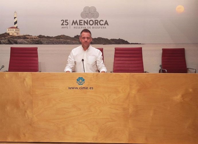 El conseller de Ciudadanos (Cs) en el Consell de Menorca, Eugenio Ayuso.