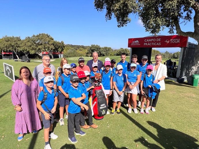 Ruiz Boix en el Club de Golf Valderrama.