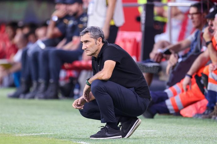El entrenador del Athletic Club, Ernesto Valverde