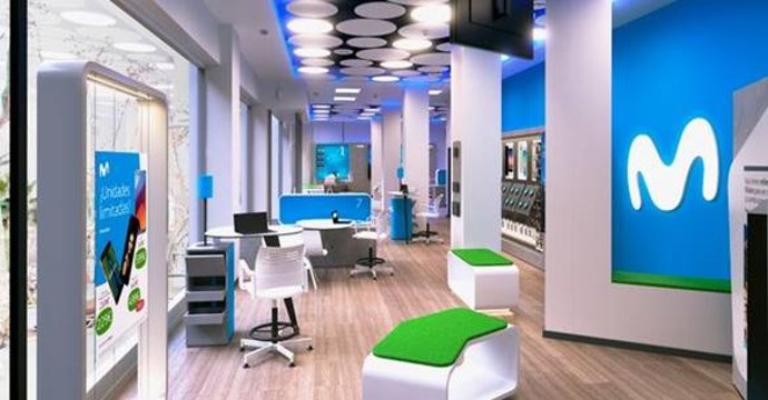 Archivo - Tienda de Movistar.