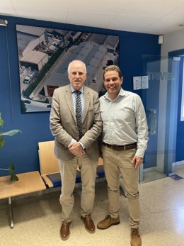 El presidente de la Cámara de Terrassa (Barcelona), Ramon Talams, visita Industrias Galdés en Castellbisbal (Barcelona)