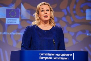 Archivo - Jutta Urpilainen, comisaria europea de Desarrollo, en una comparecencia en Bruselas