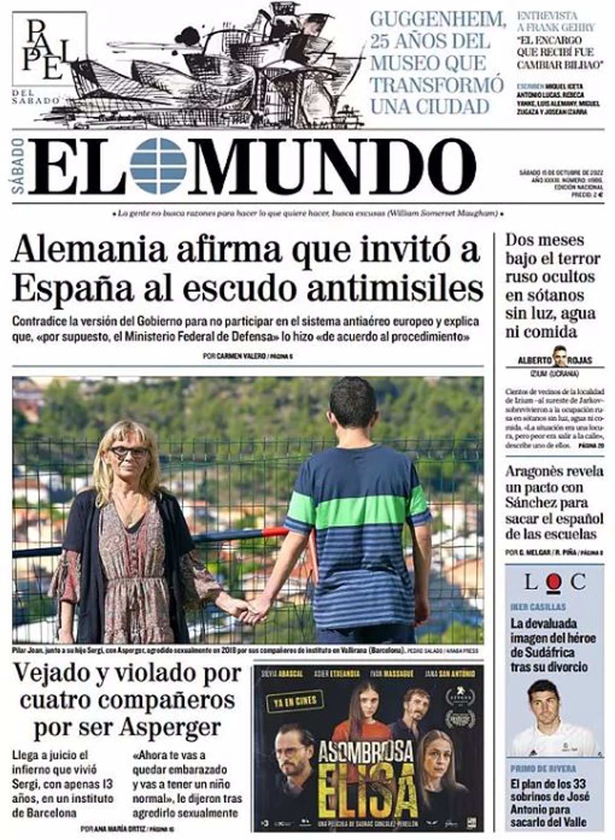 Las Portadas De Los Periódicos Del Sábado 15 De Octubre