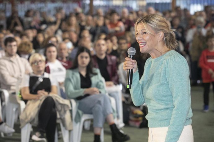 La ministra de Trabajo y vicepresidenta segunda del Gobierno, Yolanda Díaz